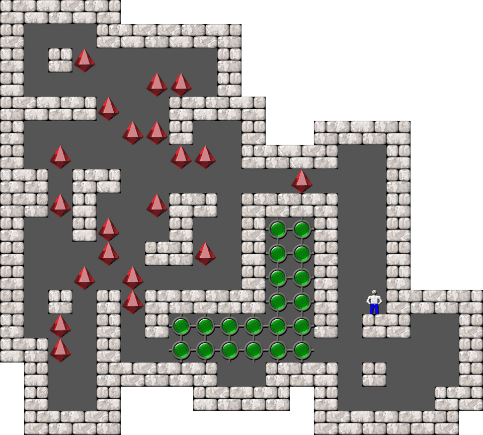 Sokoban Sonic 2 level 10